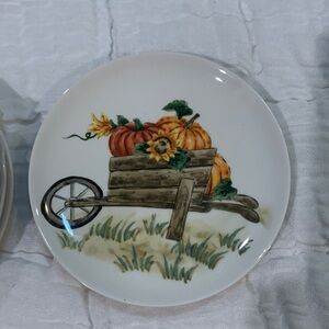 NWT Fall/Halloween Maxcera Plates (4)